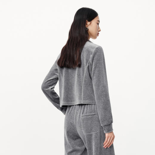 NEELLY纳俪2024秋商场同款时髦运动风双拉链正肩显瘦短外套女新款N24091C01171 商品图1