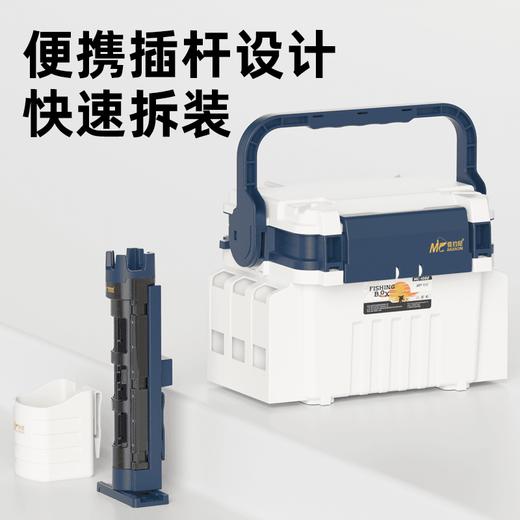 新品佳钓尼路亚钓箱多功能可插竿可坐手提钓鱼箱大容量收纳小钓箱 商品图1