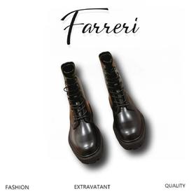 【莞产】THE ROW 2023 ss秋冬超火网红短靴  系带马丁靴（DH）