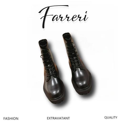 【莞产】THE ROW 2023 ss秋冬超火网红短靴  系带马丁靴（DH） 商品图0