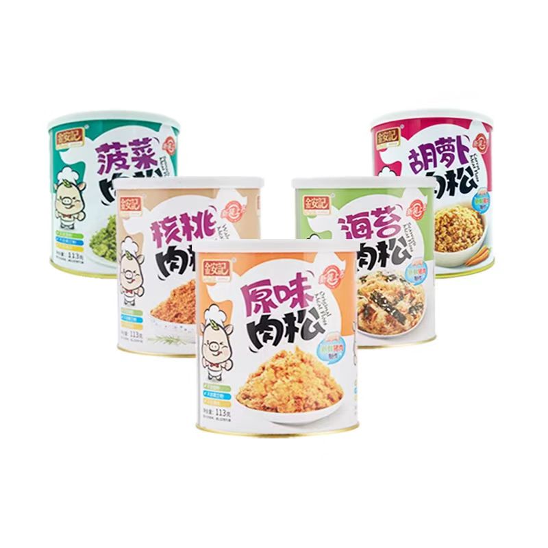 (12罐少1元)金安记猪肉松113g(六种口味)