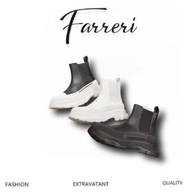 麦**昆   厚底切尔西靴 真的太香了  好看 四季都可以穿的