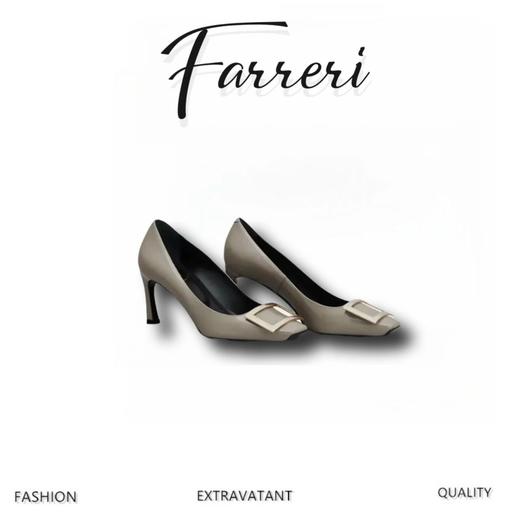 # RV经典款 马蹄高跟鞋 7cm 商品图0