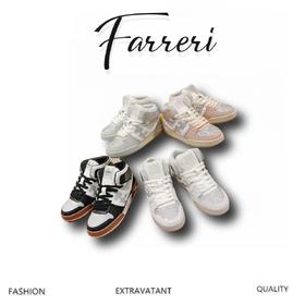 芬家 新款高低帮运动鞋 钻面绑带休闲鞋(HD)