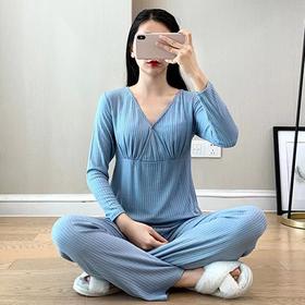 孕妇夏季可穿月子服套装免穿内衣家居服