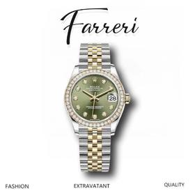 劳力士 日志（绿萝满钻）