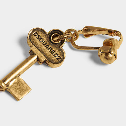 DSQUARED2 男士金属钥匙形吊坠 金色 DSQDZ24S001660000 商品图2