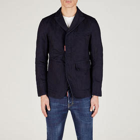 【二】DSQUARED2 男士休闲外套 蓝色 S74BN1281 D30003 470