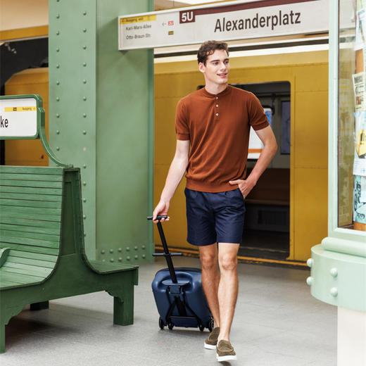 瑞士micro迈古懒人行李箱 遛娃儿童可坐拉杆箱宝宝亲子出行商务便携旅行箱 商品图14