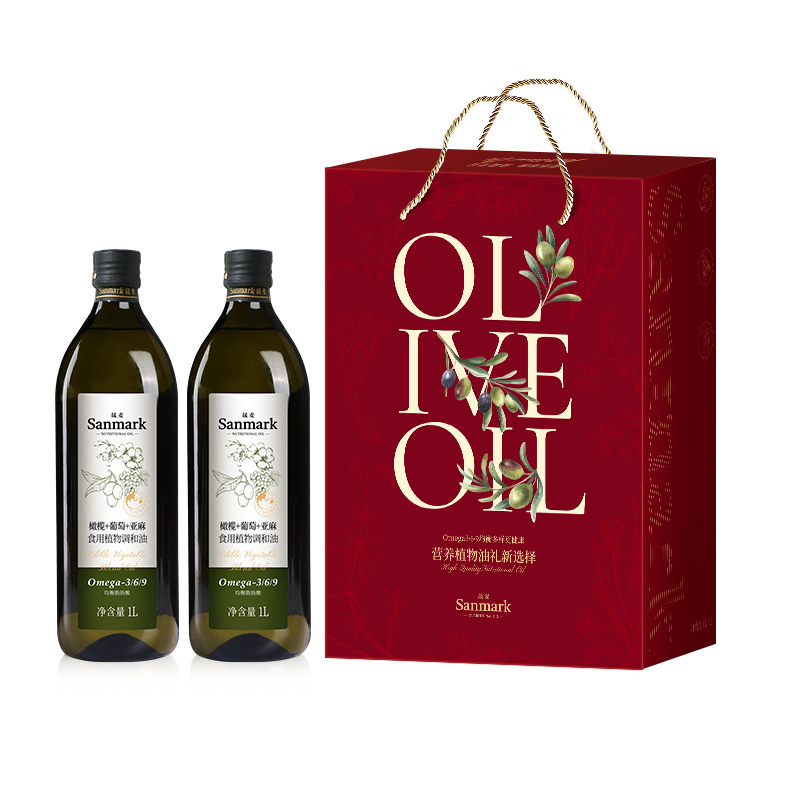 【 礼品】小欢喜橄榄调和油1L*2礼盒