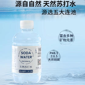 源自自然天然苏打水 源选五大连池世界三大冷泉 富含多种 矿物元素