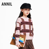 女童圆领长袖针织衫冬季新款安奈儿童装EG444512 商品缩略图1