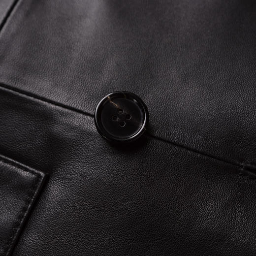 ROMI STUDIO“棕标甄选”土耳其进口羊皮轻量短款皮衣外套 431PS034 商品图3