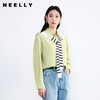 NEELLY纳俪2024秋商场同款莱赛尔长袖衬衣女新款显瘦减龄衬衫上衣N24084B04633 商品缩略图0