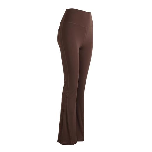 【限时秒】YOGACODE【火树银花系列】2024 蜜桃喇叭裤女新款小个子瑜伽高腰提臀健身长裤DWPS124025 商品图3