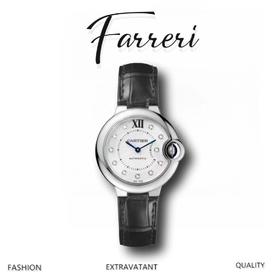 卡家 蓝气球28/33/36真皮表带