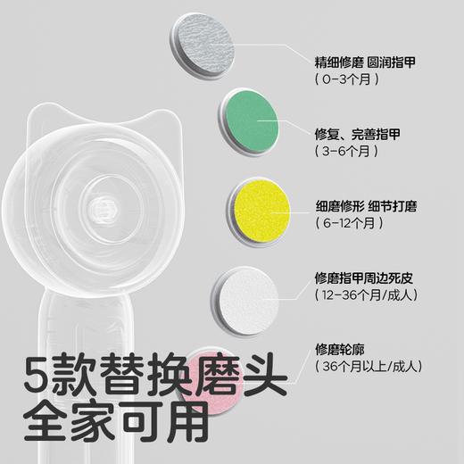 KUB可优比婴幼儿磨甲器新生儿指甲护理 商品图2