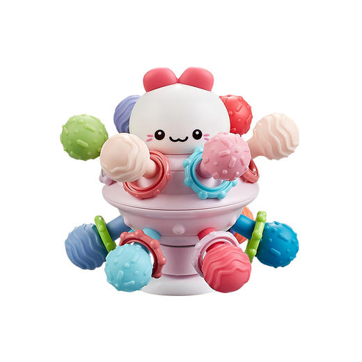 曼哈顿手抓球婴儿益智早教可咬牙胶磨牙棒宝宝玩具0一1岁3到6个月 商品图3