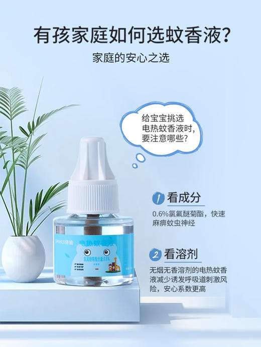 诗绘电热蚊香液温和驱蚊 商品图1