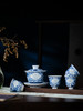 富玉 景德镇玲珑瓷组合功夫茶具手绘富贵5头茶具 商品缩略图2