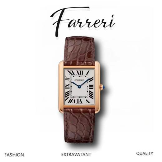 卡地亚坦克鳄鱼皮 商品图0