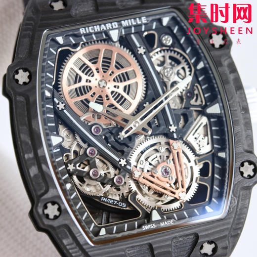 RICHARD MILLE 理查德米勒RM27-05 Flying Tourbillon Rafael Nadal 浮动镂空男士腕表———超轻、超薄 商品图2