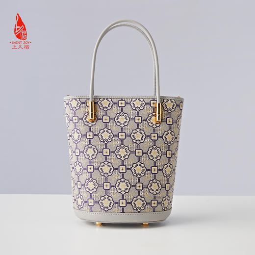 SAINTJOY/上久楷  宋锦拎包 手拎包 圆福纹 BWS24A0104-E（不含礼盒包装） 商品图0