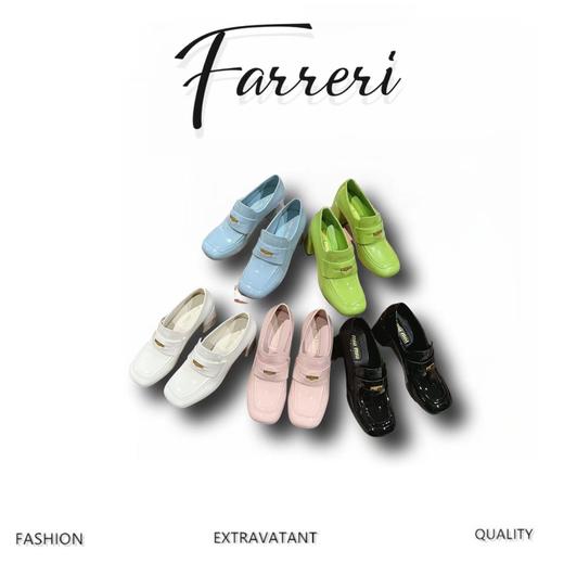 缪家 23FW秀款漆皮金币乐福 5色合集(HD) 商品图0