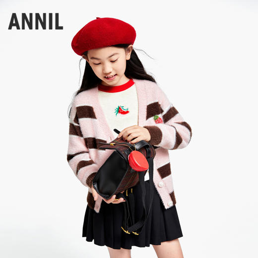 女童针织开衫秋季新款安奈儿童装EG434502 商品图2