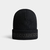 【一】DSQUARED2 男士字母徽标羊毛针织帽 黑色 KNM0001 15040001 M084 商品缩略图0