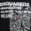 【二】DSQUARED2 男士徽标印花棉质圆领短袖T恤 黑色 S74GD1339 D20020 900 商品缩略图2