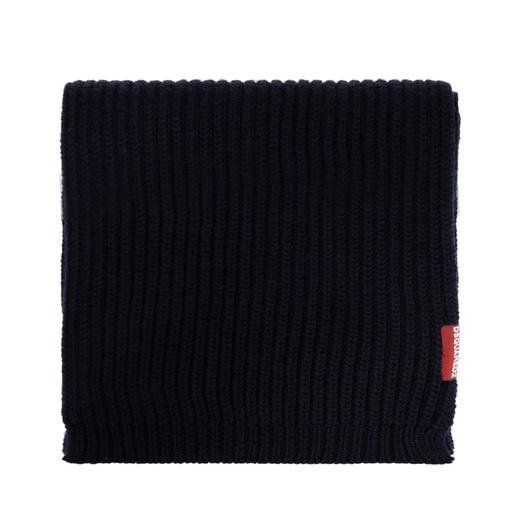 【二】DSQUARED2 男士羊毛针织帽子套装 蓝色 KNM0065 01W06757 3073 商品图2