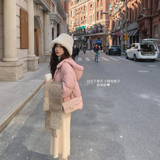 baby灰蓝S码 金蘑菇菇 小鹅包 / 口碑* 22国标95子羽绒 轻柔连帽俏皮羽绒服 商品图3