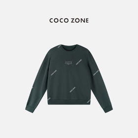 COCO ZONE 秋季圆领套头卫衣宽松显瘦长袖上衣CC2C2031