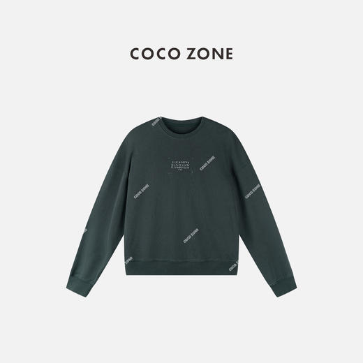 COCO ZONE 秋季圆领套头卫衣宽松显瘦长袖上衣CC2C2031 商品图0