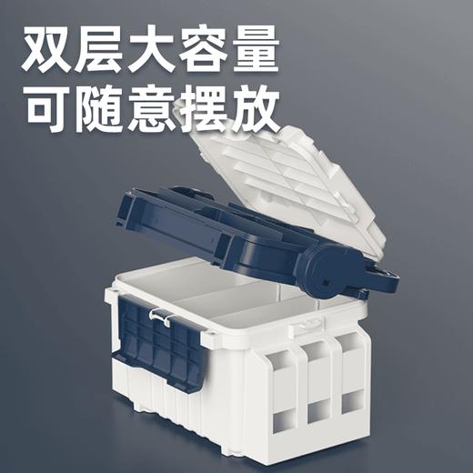 新品佳钓尼路亚钓箱多功能可插竿可坐手提钓鱼箱大容量收纳小钓箱 商品图2