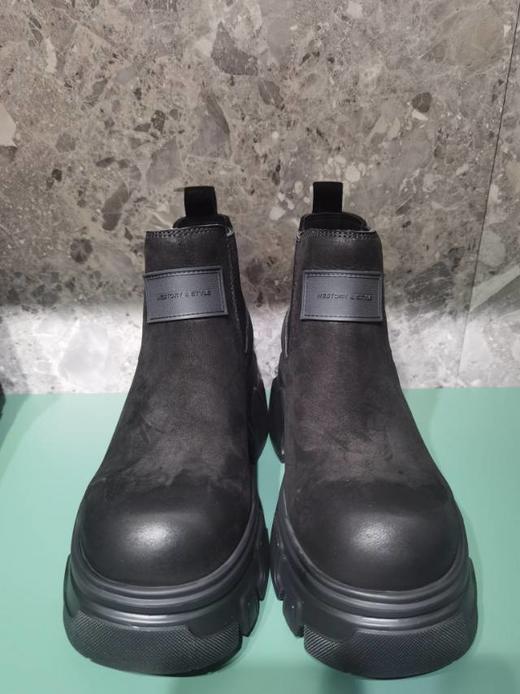 【云粉节】BF楼westory秋冬新款牛皮羊皮里复古英伦短靴 商品图0