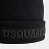 【一】DSQUARED2 男士字母徽标羊毛针织帽 黑色 KNM0001 15040001 M084 商品缩略图2