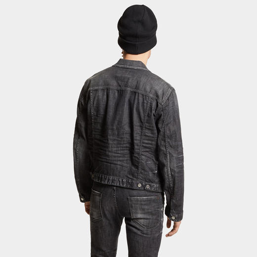 DSQUARED2 男士易洗牛仔夹克外套 黑色 S74AM1522 S30357 900 商品图2