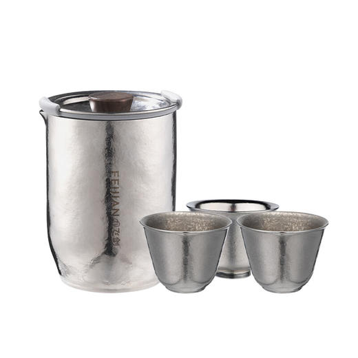 飞剑纯钛公道杯茶水分离功夫茶具双层日式高档分茶器 泡茶器整套HP 商品图1