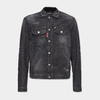 DSQUARED2 男士易洗牛仔夹克外套 黑色 S74AM1522 S30357 900 商品缩略图0