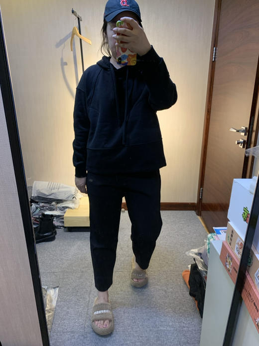 【加绒款】爆款水淼2024冬显瘦休闲运动百搭帽衫9468 商品图4