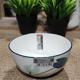 天顺一枝独秀手绘5英寸金雅碗