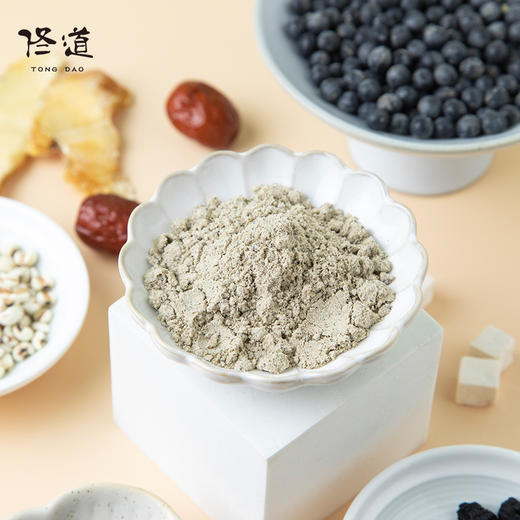 【有书有健康】 佟道 茯苓黄精黑豆粉 茯苓黑豆黑芝麻薏仁红枣黄精桑葚黑枸杞 商品图2
