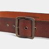 【二】DSQUARED2 男士皮革复古搭扣腰带 棕色 BEM0603 12900001 M1771 商品缩略图2