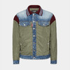 【一】DSQUARED2 男士校队牛仔棉服 混色 S74AM1514 S49197 707 商品缩略图0