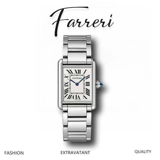 卡地亚坦克钢表带 商品图0