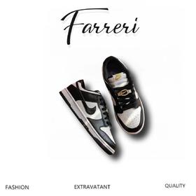 情侣款Nike Dunk黑白熊猫金腰带扣潮流男女休闲板鞋！