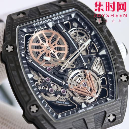 RICHARD MILLE 理查德米勒RM27-05 Flying Tourbillon Rafael Nadal 浮动镂空男士腕表———超轻、超薄 商品图5