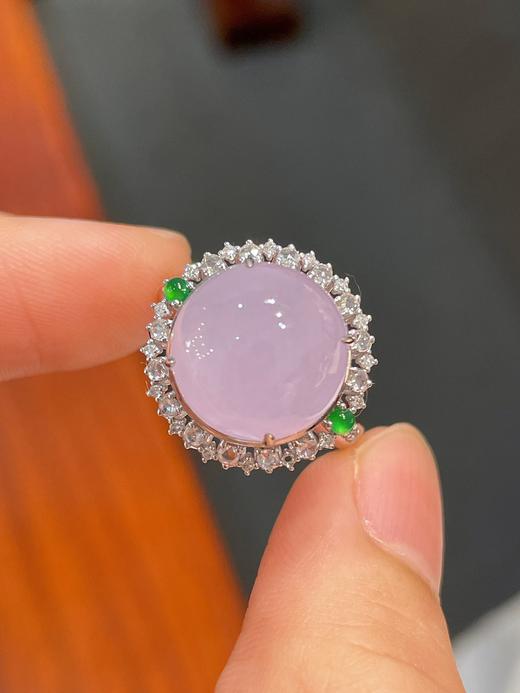 紫罗兰翡翠戒指 商品图3